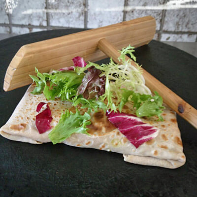 Crêpes mad ud af huset